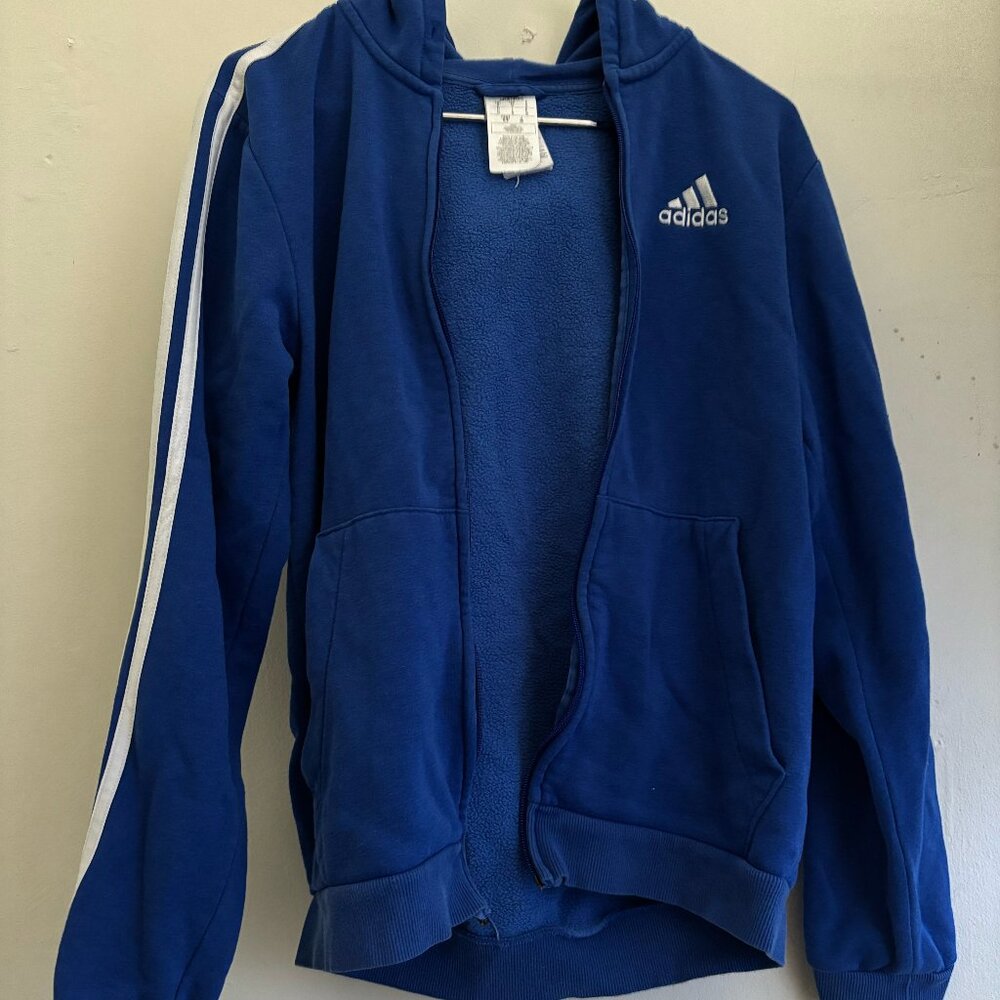 Adidas Men's 3-Stripes Zip Hoodie